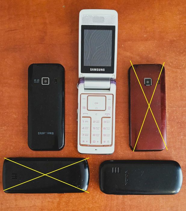 Мобильные телефоны 3шт