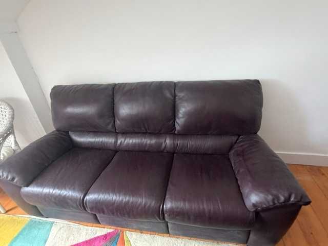 sofa Divani & Divani em pele