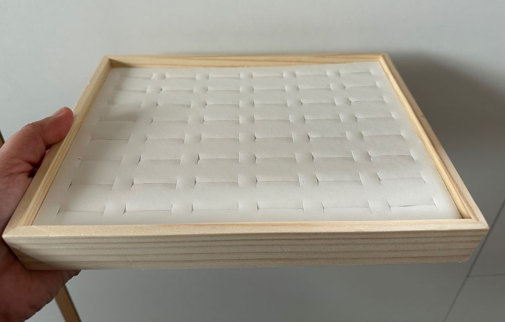 Bandeja / Suporte de Anéis Branco NOVO