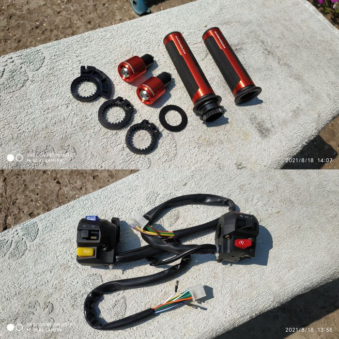 Грипсы (ручки) руля/Пульты