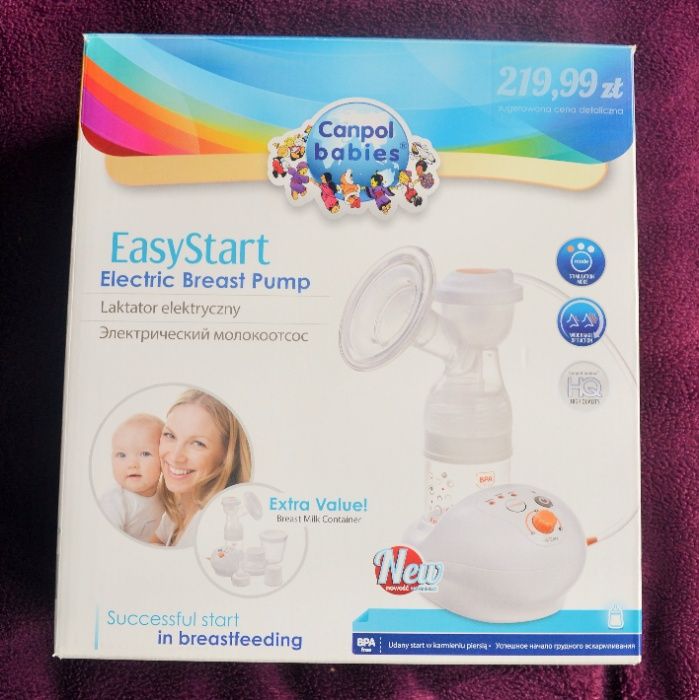 Laktator elektryczny Canpol babies Easy Start + zestaw Medela Calma