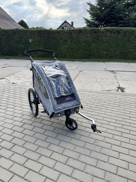 Przyczepka rowerowa Qeridoo QUPA 1 – sprawna, kompletna