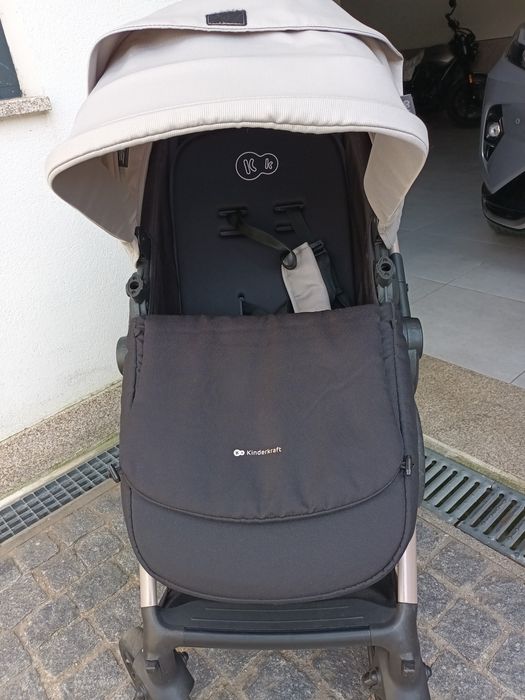 Carrinho Multifuncional 3 Em 1 Kinderkraft Esme Sand Cinza