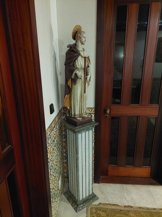 Figura/estátua de São José com pianha