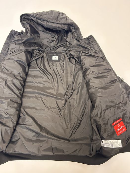 -Пуховик  C.P. company D.D. Shell Hooded Down Jacket (З лінзою)