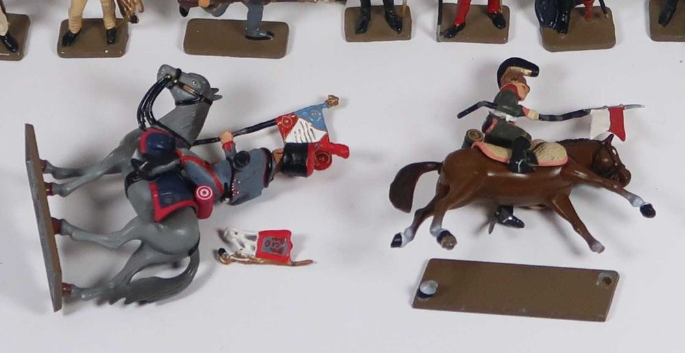 Grande coleção de soldadinhos de chumbo