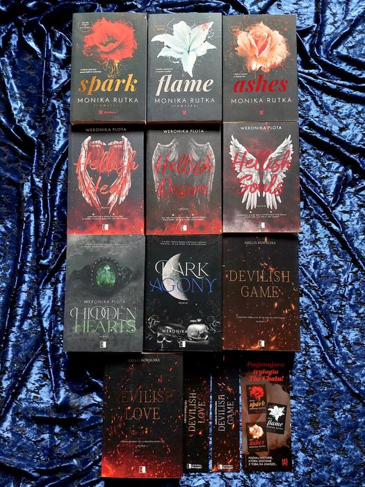 Kolekcja książek dark romance, plus gratisy