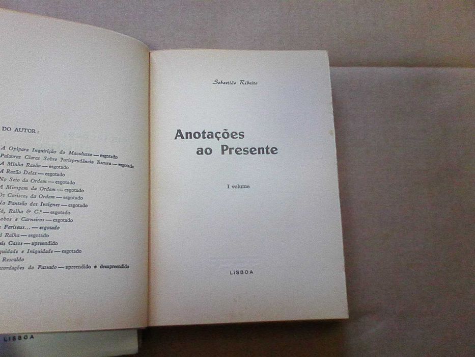 Anotações ao Presente I e II Volume