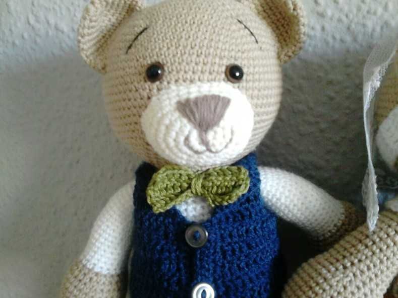 MISIE WESELNE szydełkowe polecają się na ślub :)