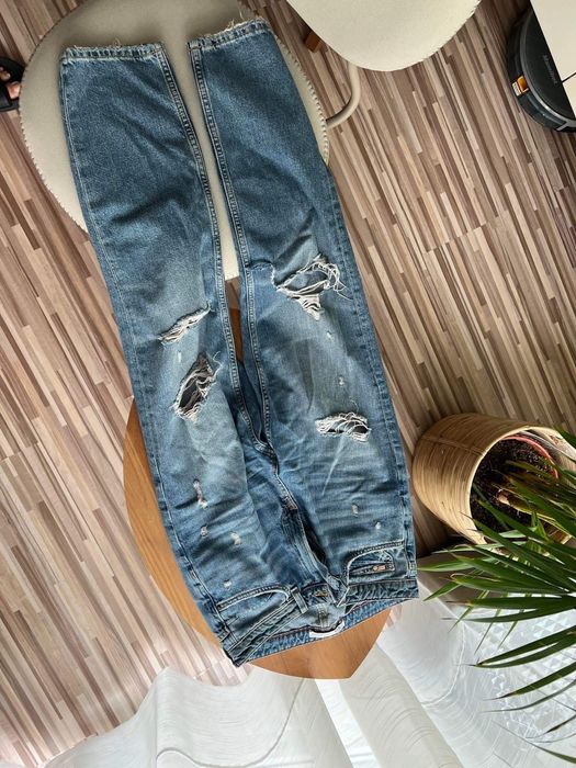 Zara spodnie Mom Fit jeansowe- 38