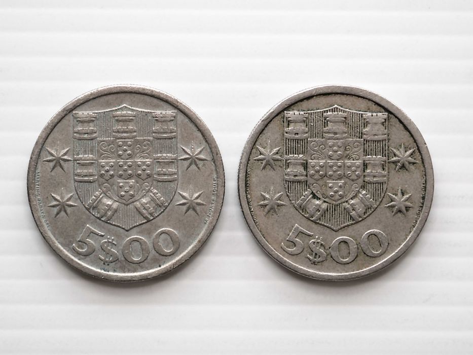 2 Moedas 5 Escudos 1965