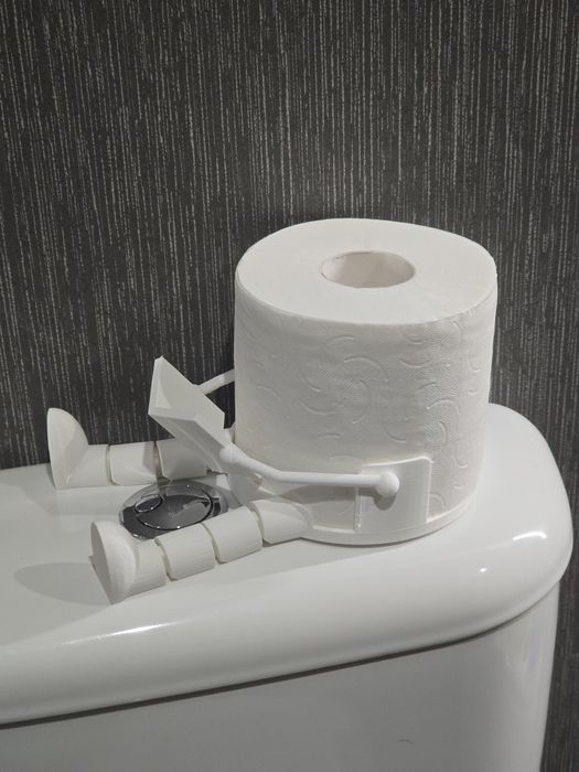 Suporte Papel Higiénico Divertido a Ler