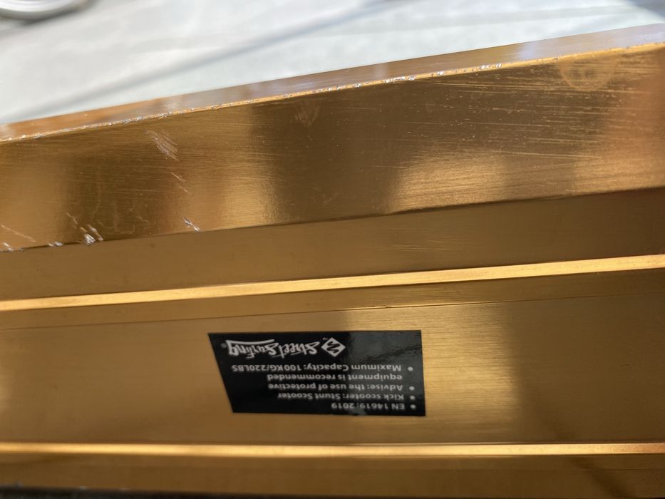 Hulajnoga Freestyle Street Surfing RIPPER  Gold