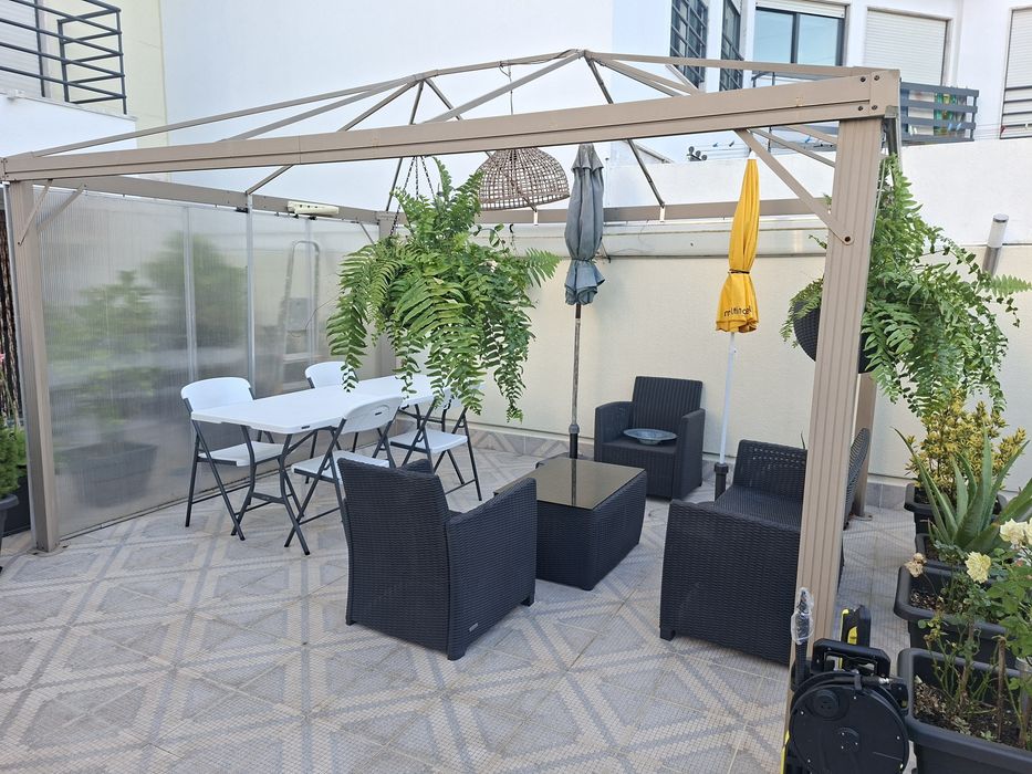 Pergola em aluminio