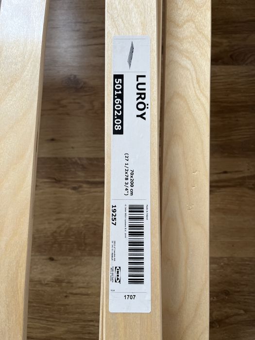 Łóżko 140x200 cm od stolarza na wzór modelu IKEA MALM - beż jasny