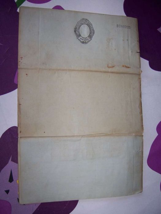 Manuscrito Original de Decisão de Tribunal de Menores datado de 1904