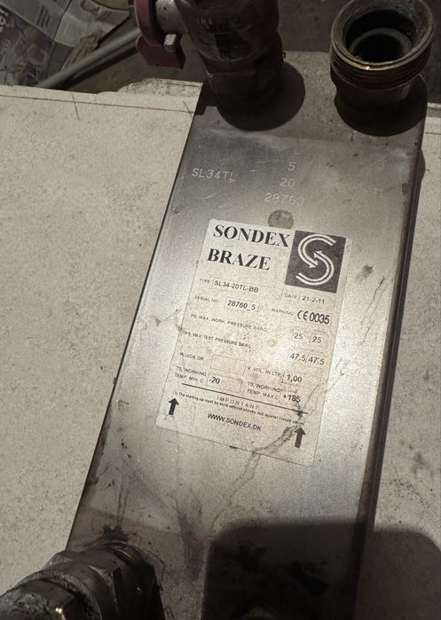Wymiennik ciepła Sondex SL34