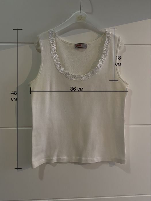 Белая майка