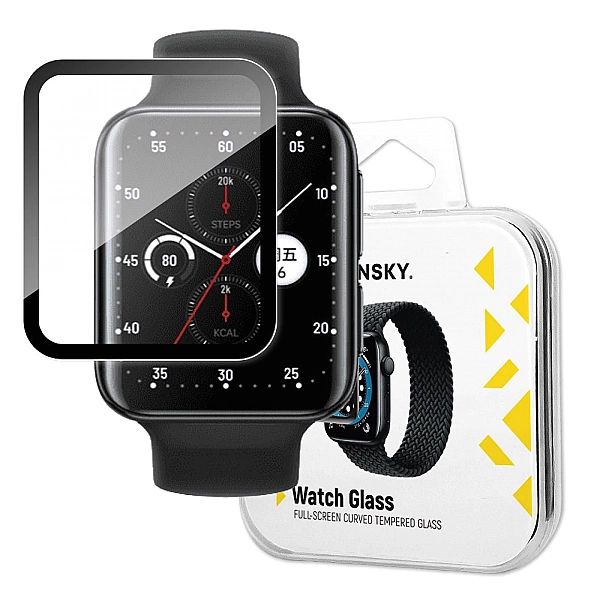 Szkło Hybrydowe do Oppo Watch 2/46 mm czarny