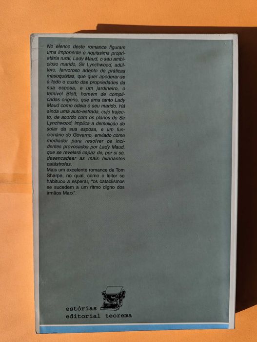 Uma Mancha Na paisagem - Tom Sharpe