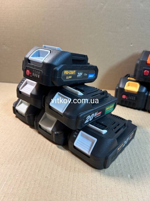 Акумуляторні батареї Procraft Revolt Stromo M1 series 1.5а 2А 4а 8а ак