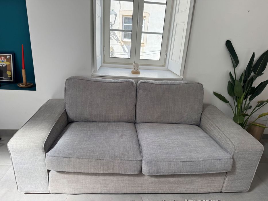 IKEA KIVIK Two-Seater Sofa – Light Grey