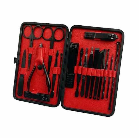 Набір для манікюру та педикюру на 18 предметів у футлярі Маникюр Набор