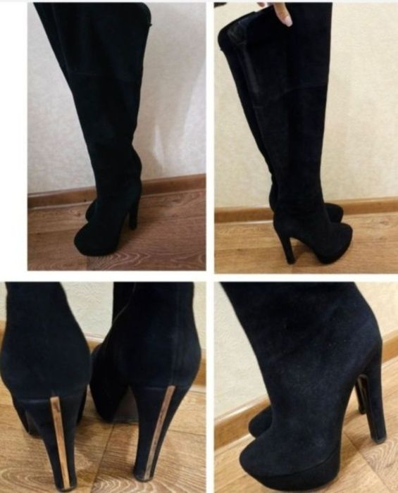 A.nushina сапоги казаки чоботи труби полусапожки