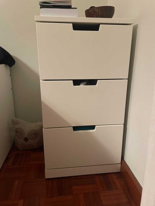 Armário de gavetas para apoio cama/mesa de escritório/WC