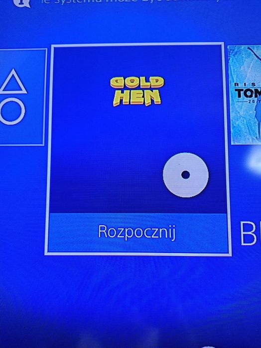 GoldHen 9.03 Sony PlayStation 4 500 GB soft biała