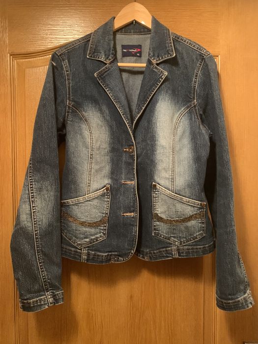 Жакет джинсовый, размер М
