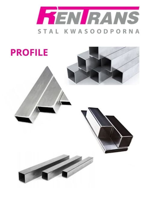 Rura inox nierdzewka profile blachy prety armatura
