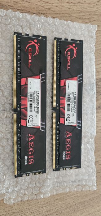 RAM G.Skill Aegis 16GB DDR4 3000MHz 2x8GB CL16