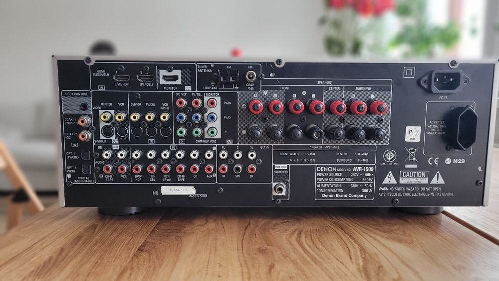 Kino domowe 5.0 Denon AVR-1509 + Wharfedale Crystal II
