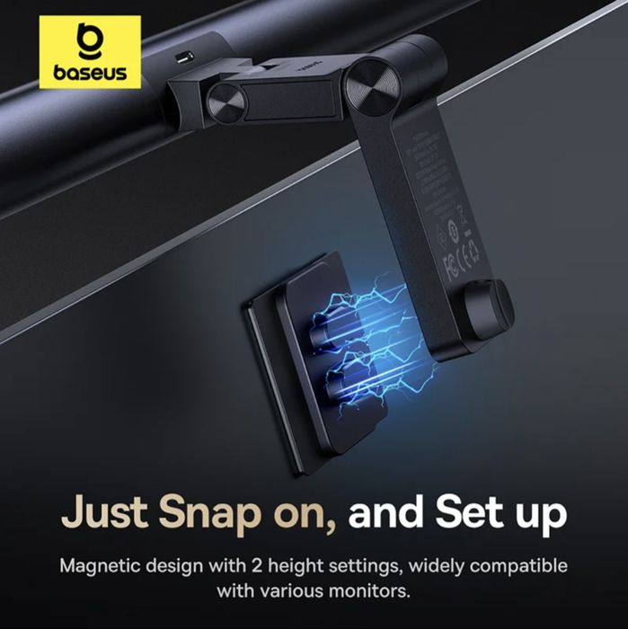 Лампа для монітора Baseus I-Wok 3 USB Black