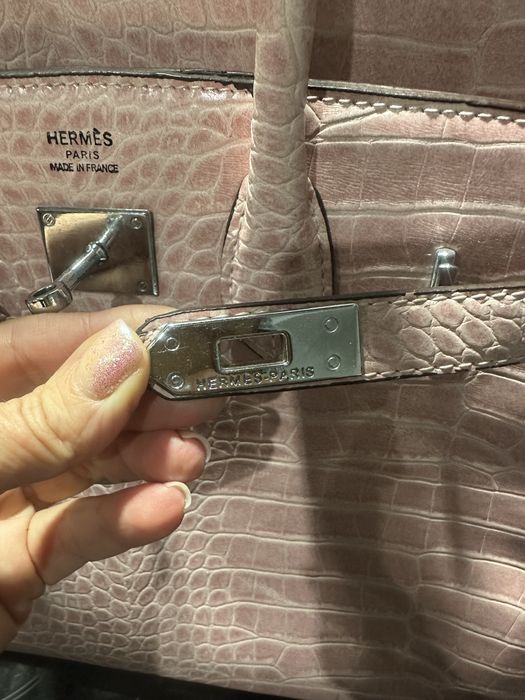 Hermes birkin 35 różowy