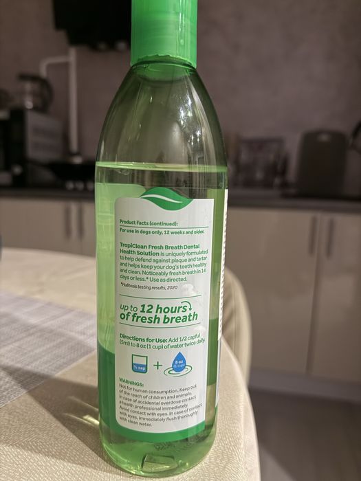 Добавка в воду для собак Fresh breath 473 ml