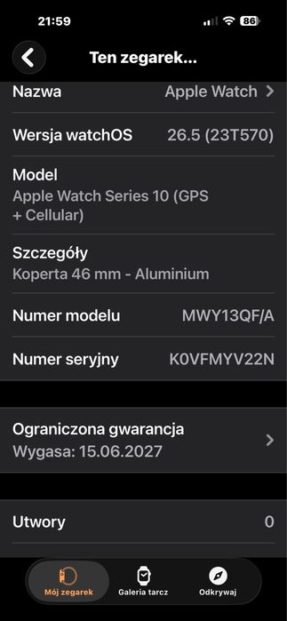 Apple Watch 10/46 mm cellular