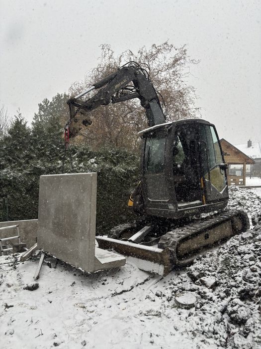 Elki betonowe bloki mury oporowe ukladanie skał płoty betonowe skarpy
