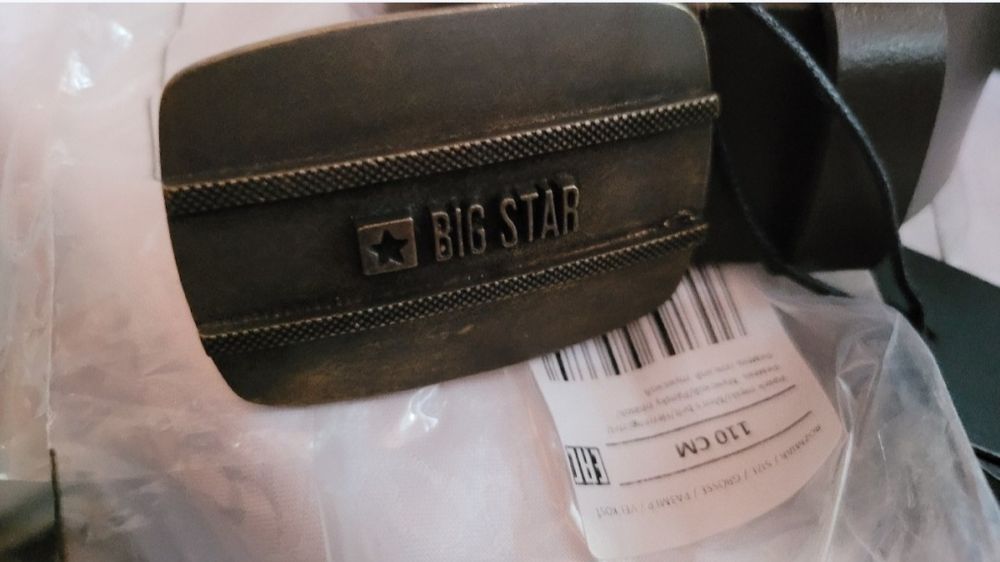 Pasek męski ze skóry Big Star