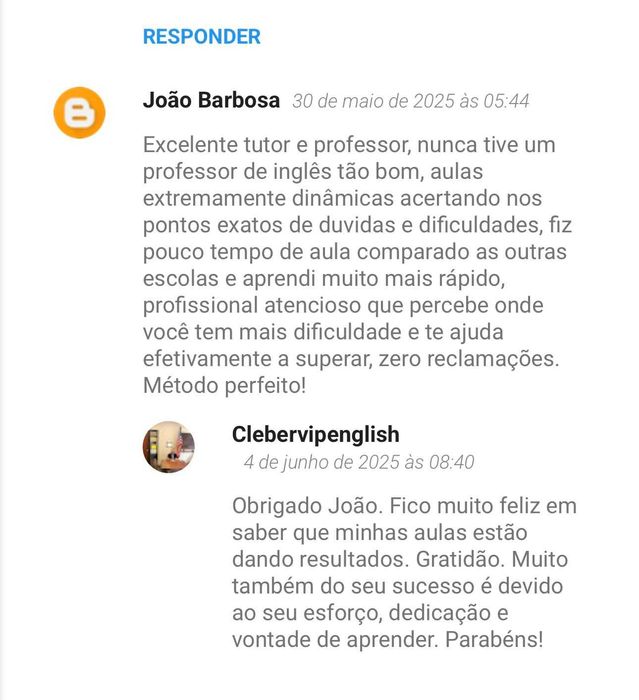 Aulas de inglês,  Francês e Italiano Conversação - On line.