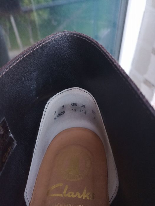 Чоботи з замші  Clarks