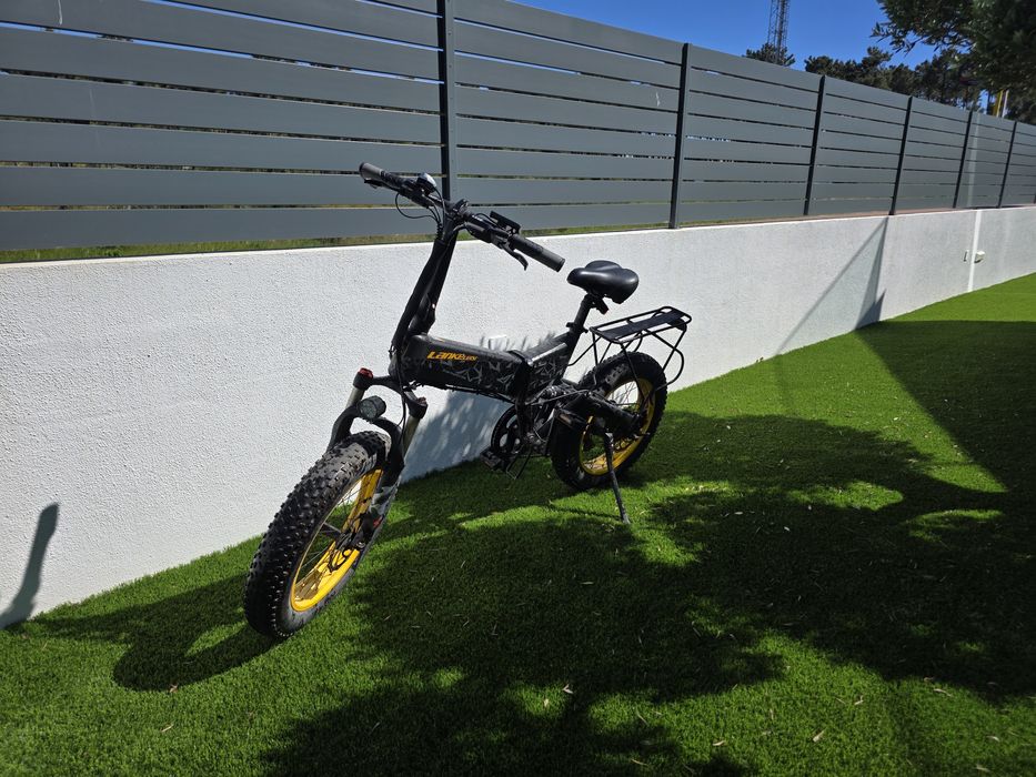 Bicicleta elétrica dobrável Lankeleisi X3000 Plus 1000W