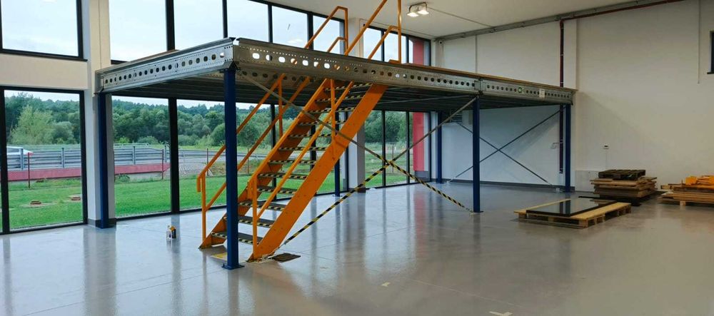 Antresola podest magazynowy 300kg/m2 pomost magazynowy