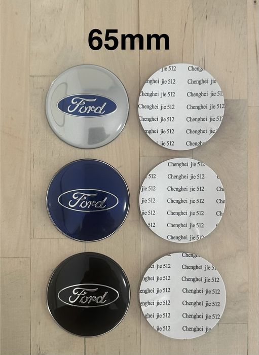 Conjunto 4 Centros Tampas Jantes Ford 54mm 56mm 60mm 63mm 65mm 68mm 75mm