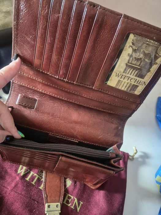 Wittchen saszetka skórą brązowa używana stan bdb