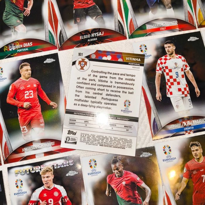 40 Cartas Euro 2024 Topps Chrome