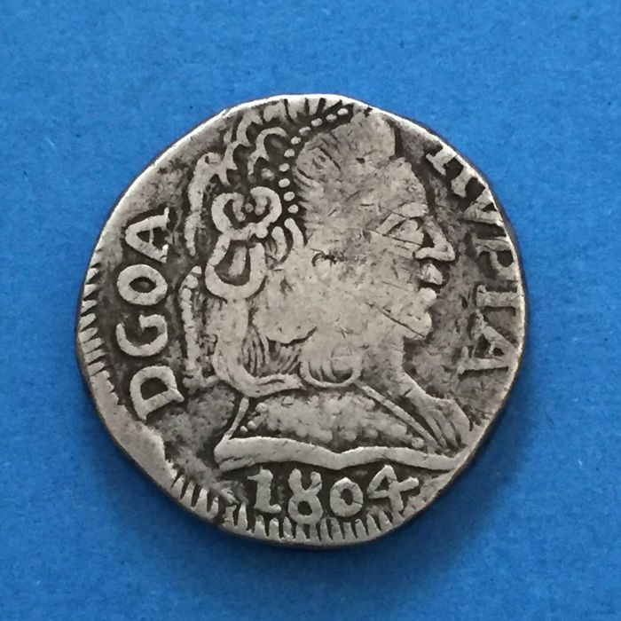 India Portuguesa RUPIA 1804 (DGOA) - D. Maria I - prata