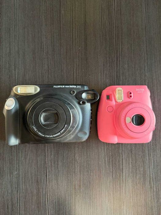 Zestaw 2x Aparat Instax | Instax Mini 9 + Instax 210 Wide | Retro Polaroid