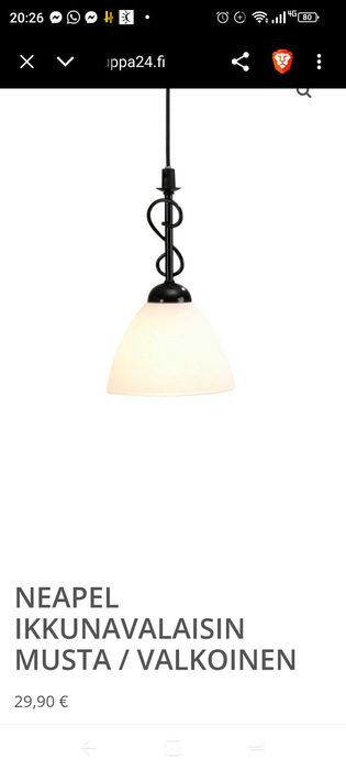 Trzy sztuki zestaw Lampy czarne klosz szklany e14 używane